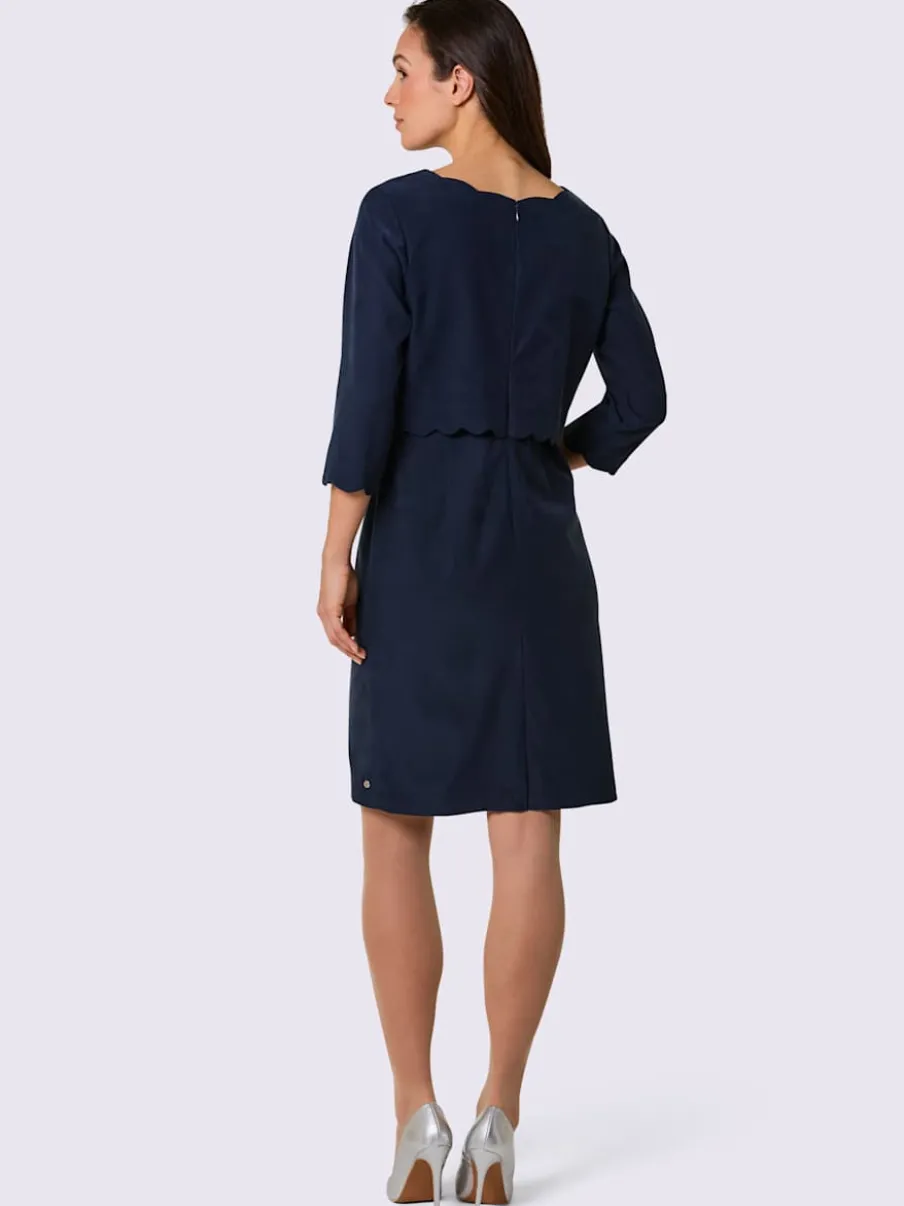 Robe fourreau 63% lyocell (tencel)