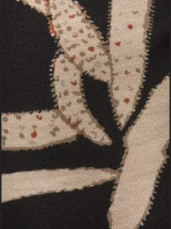 Robe longue bandeau à motif graphique avec poches latérales