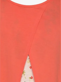 Robe longue à larges bretelles à imprimé fleuri unique