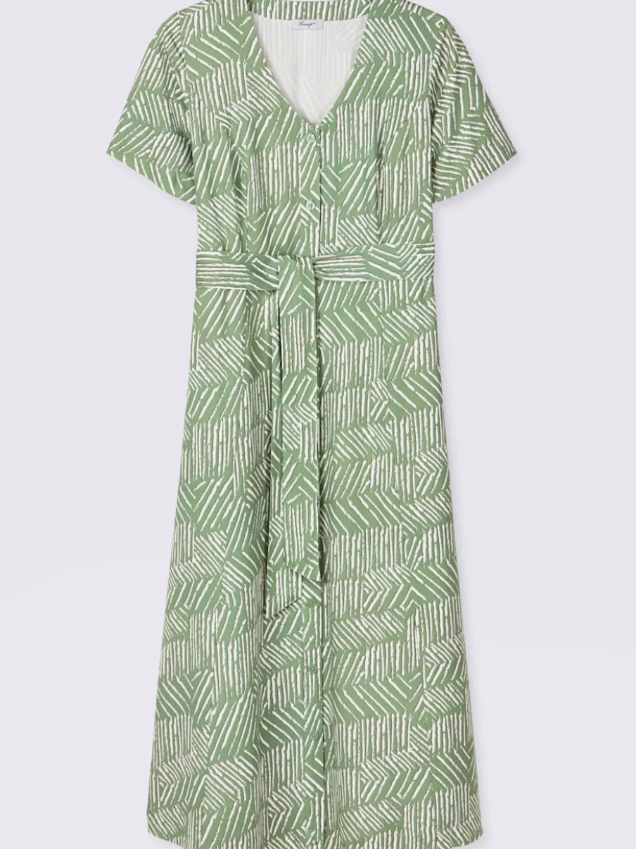 Robe longue pure viscose