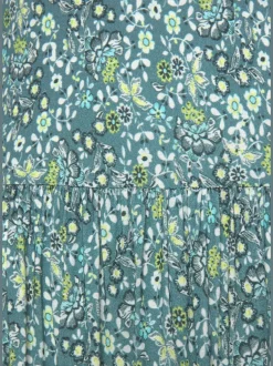 Robe mi-longue à larges bretelles avec décolleté dos