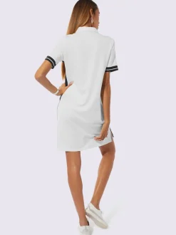 Robe polo avec col zippé et poches pratiques