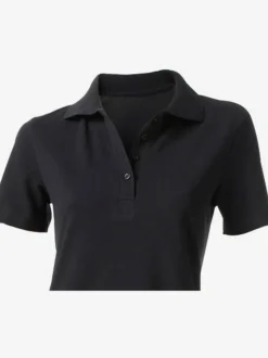 Robe polo à col classique et manches courtes en piqué doux