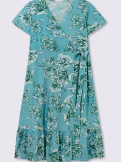 Robe portefeuille imprimé floral