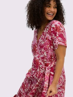 Robe portefeuille imprimé floral