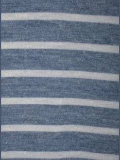 Robe rayée sportive avec ceinture et liens à nouer