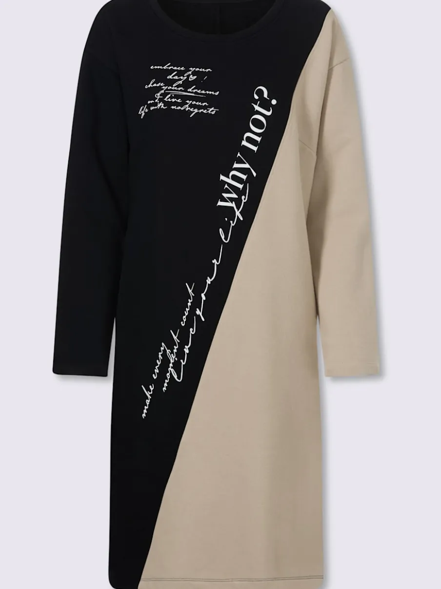 Robe sweat qualité coton doux sur la peau