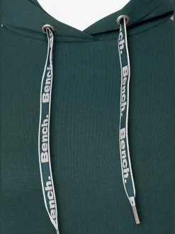 Robe sweatshirt à capuche avec logo et manches raglan