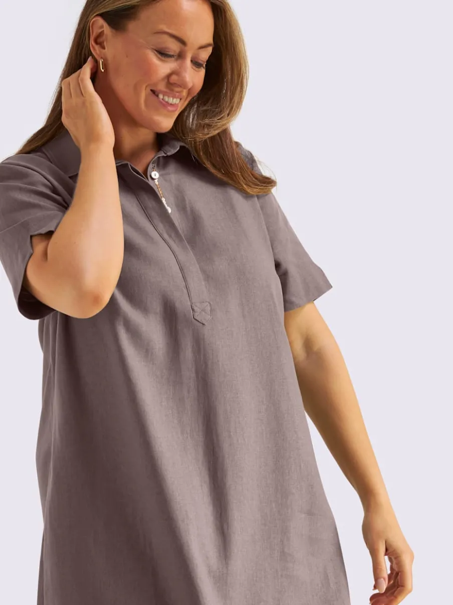 Robe évasée poches latérales