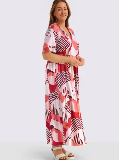 Robe évasée viscose