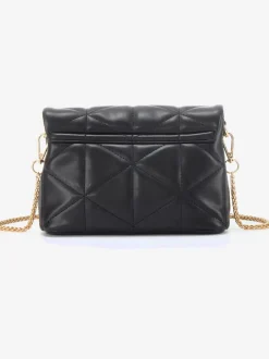 Sac en bandoulière mini-sac au design matelassé avec anse à chaîne amovible