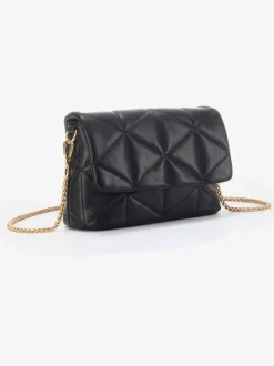 Sac en bandoulière mini-sac au design matelassé avec anse à chaîne amovible