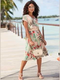 Sac en bandoulière petite poche intérieure avec glissière en imitation raphia