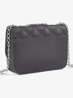 Sac en bandoulière petit sac avec élégante anse à chaîne couleur argent
