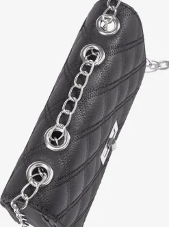 Sac en bandoulière petit sac avec élégante anse à chaîne couleur argent