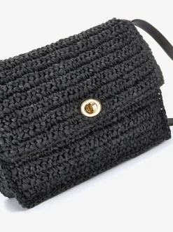 Sac en bandoulière sac à main estival en matière légère avec petite poche intérieure