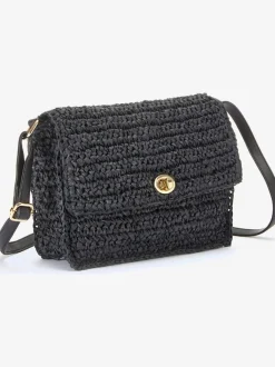 Sac en bandoulière sac à main estival en matière légère avec petite poche intérieure