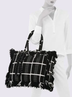 Sac motif à carreaux