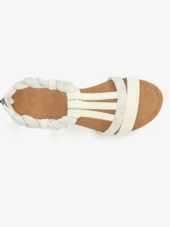 Sandales avec superbes éléments décoratifs au style ethnique