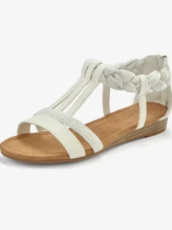 Sandales avec superbes éléments décoratifs au style ethnique