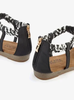 Sandales avec superbes éléments décoratifs au style ethnique