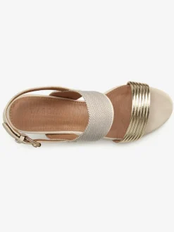 Sandales à brides talon bottier confortable d'env. 7 cm
