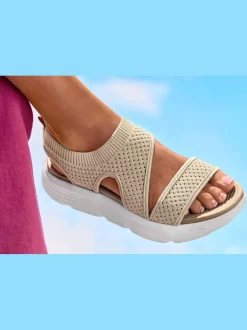 Sandales chaussures en textile, chaussures en tissu – légères et aérées – idéales pour l'été