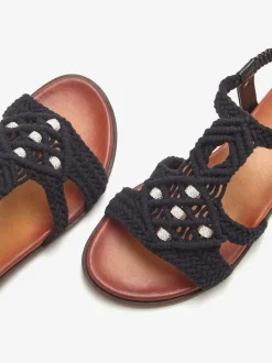 Sandales chaussures en textile, chaussures en tissu : textile doux et souple
