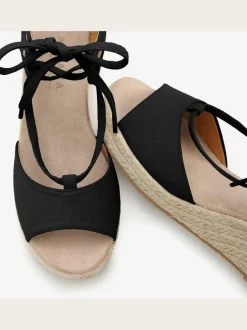 Sandales compensées talon confortable