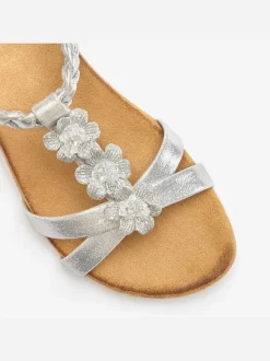 Sandales empiècement extensible et brides élastiques pour un confort optimal