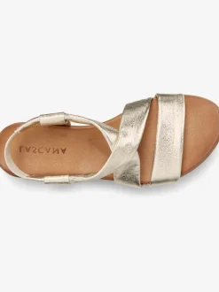 Sandales en cuir avec brides raffinées