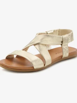 Sandales en cuir avec brides raffinées