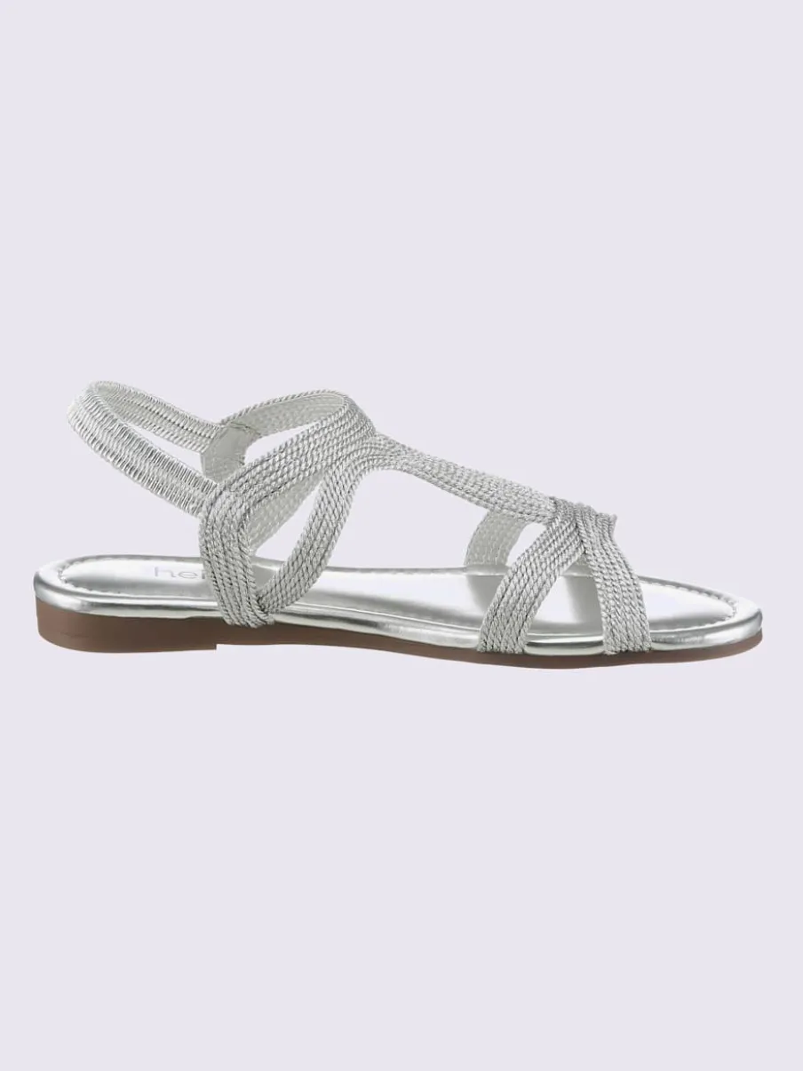 Sandales matière textile agréable à porter