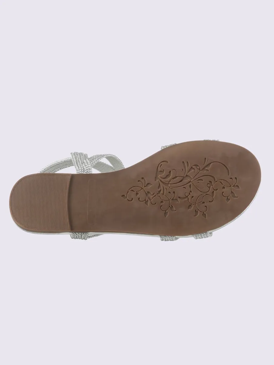 Sandales matière textile agréable à porter