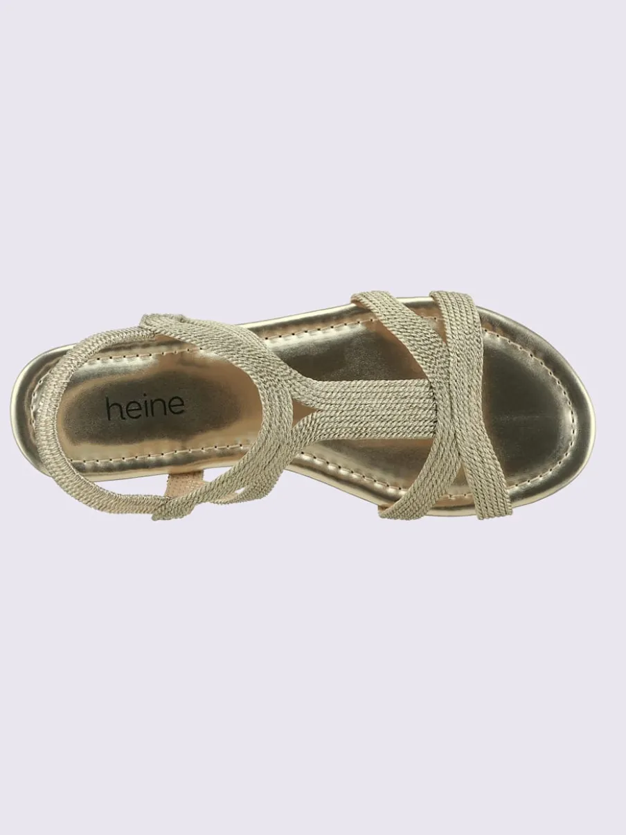 Sandales matière textile agréable à porter