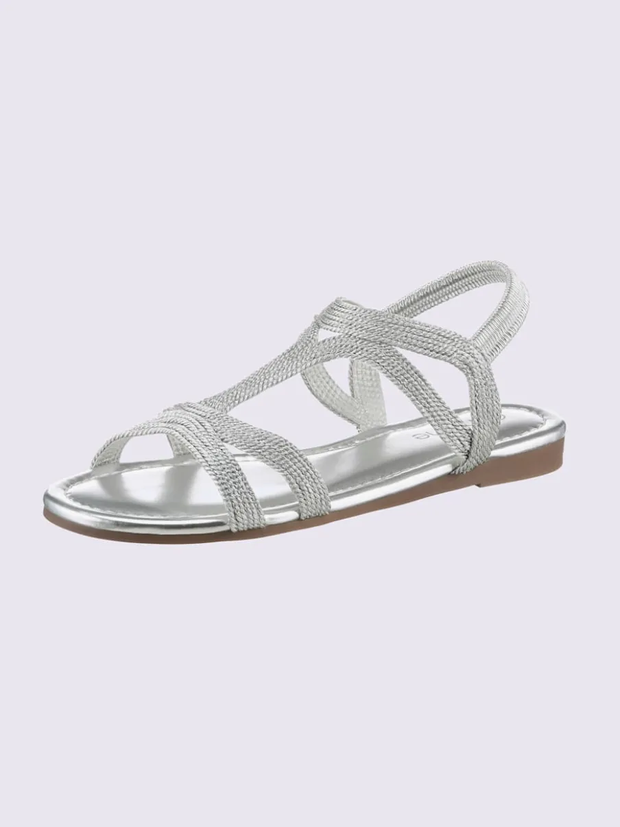 Sandales matière textile agréable à porter