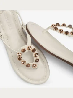 Sandales pierres fantaisie tendance