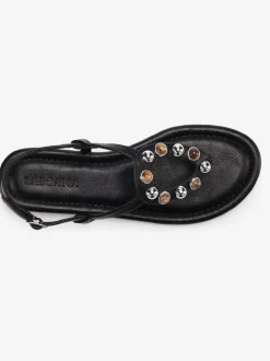 Sandales pierres fantaisie tendance