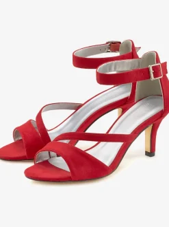 Sandales style féminin élégant, inspiré du talon kitten heel