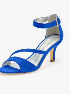 Sandales style féminin élégant, inspiré du talon kitten heel