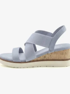 Sandales talon compensé confortable d'env. 6 cm