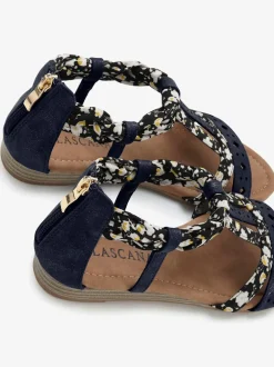 Sandales talon légèrement compensé et très confortable