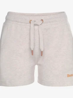 Short décontracté en interlock avec ceinture élastique et cordon