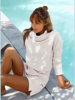 Short décontracté en interlock avec ceinture élastique et cordon