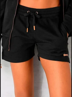 Short décontracté en interlock avec ceinture élastique et cordon