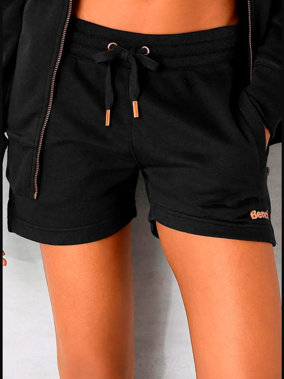 Short décontracté en interlock avec ceinture élastique et cordon