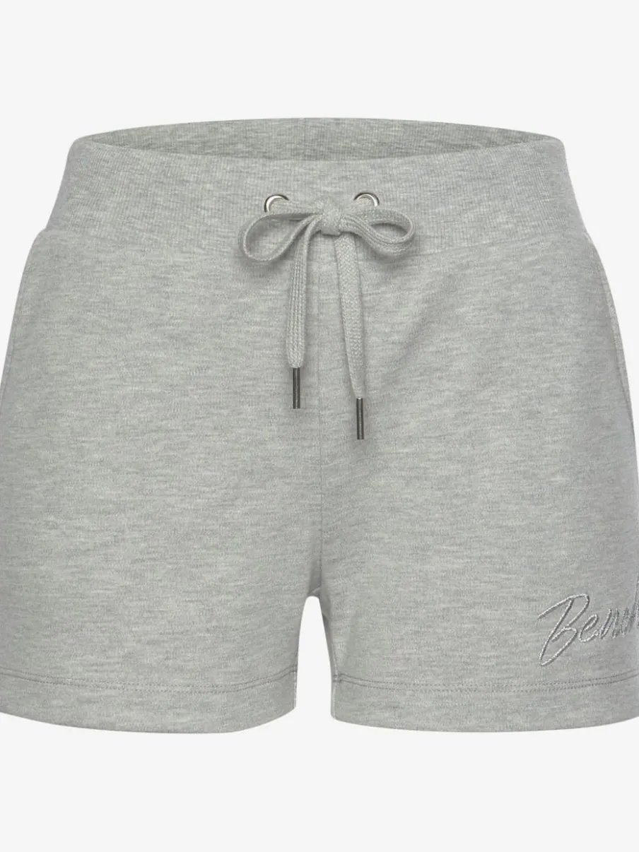 Short décontracté en matière douce avec ceinture élastique et poches