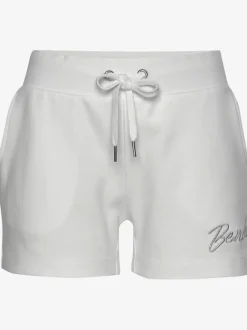 Short décontracté en matière douce avec ceinture élastique et poches