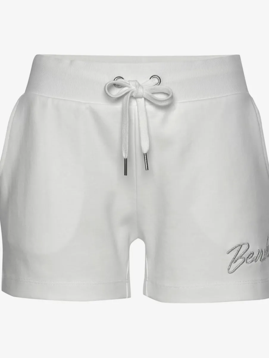 Short décontracté en matière douce avec ceinture élastique et poches