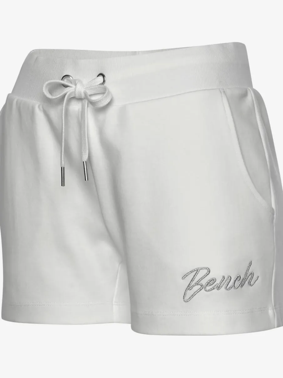 Short décontracté en matière douce avec ceinture élastique et poches